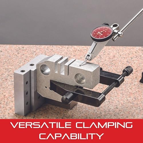 Image of Starrett Toolmakers Parallel Clamp - Ideal for Holding Work in Tapping and Drilling - 2-3 /4 inch Capacity, 1-25 /32 inch Throat Depth, Hardened Steel, Nice Finish - 161D