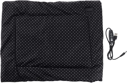 Alfombrilla térmica para reptiles 43x32x1 cm negra
