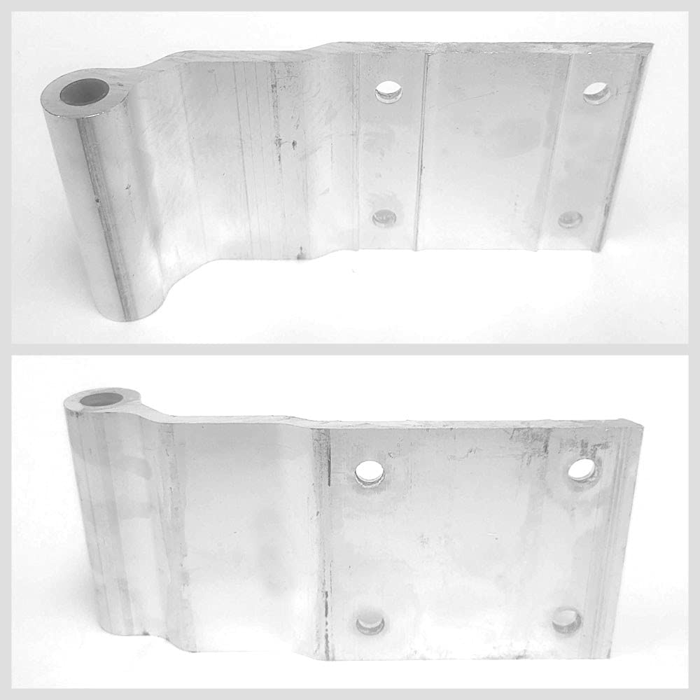 Aurora Aluminum Metallic Mill Great Dane Style 4-Hole w/Bushing 3-7/8