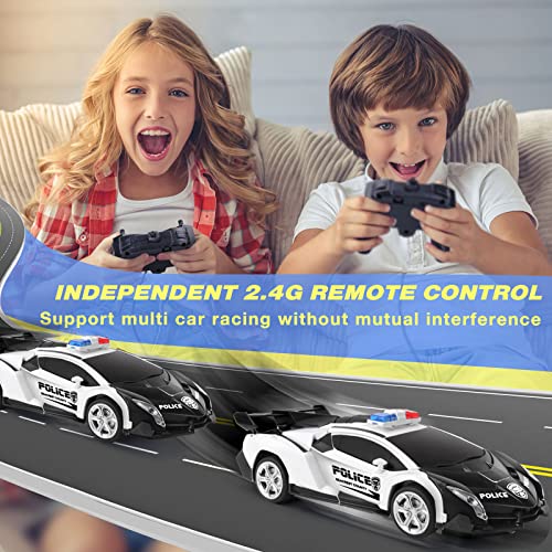 Dolanus Remote Control Car - Transform Robot RC Cars Contains All Batteries: One-Button Deformation and 360 Degree Rotating Drifting, Present Christmas Birthday Gift for Boys/Girls - Image 3