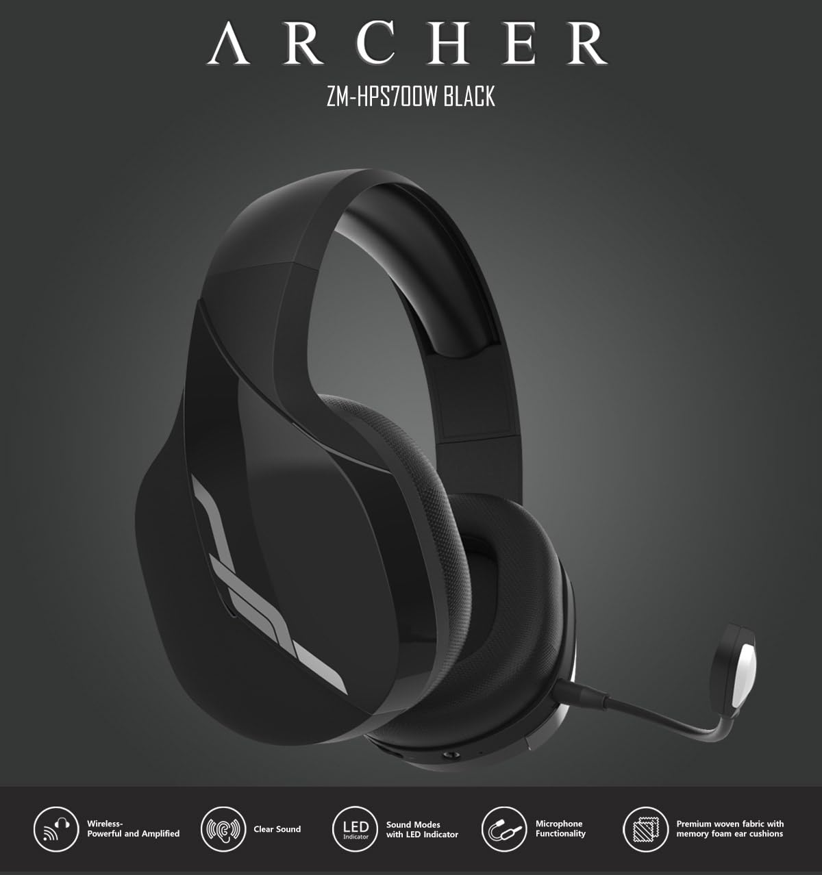 Amazon.com: Zalman HPS700 Archer, Wireless Headset with Gaming