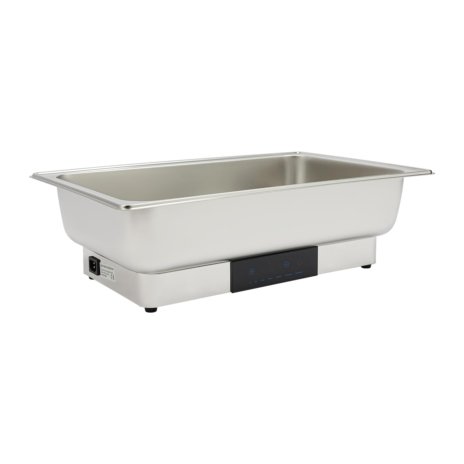 Serbatoio termico in acciaio inox, 600 W, elettrico Chafing Dish Set da 9 l, contenitore per alimenti, contenitore termico per buffet, per catering, buffet e feste
