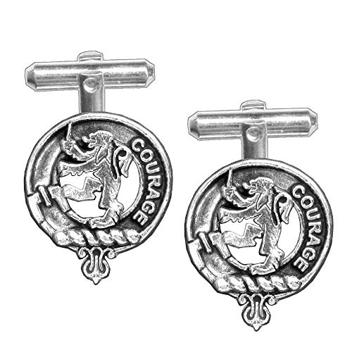 Mancuernillas con emblema clan escocés Cumming miniatura 1