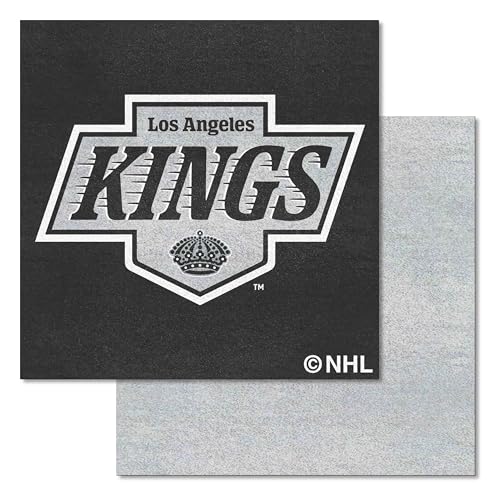 FANMATS 10680 Los Angeles Kings Team Carpet Tiles - 45 Sq Ft.