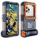 ShellBox wasserdichte Handyhülle Unterwasser Wasserfeste 15m Handy Wasserschutzhülle Handytasche Wasserdicht Schwimmen Baden nur für iPhone 16e 16 pro 16 pro max 15 pro 15 pro max 14 Plus 14 pro max