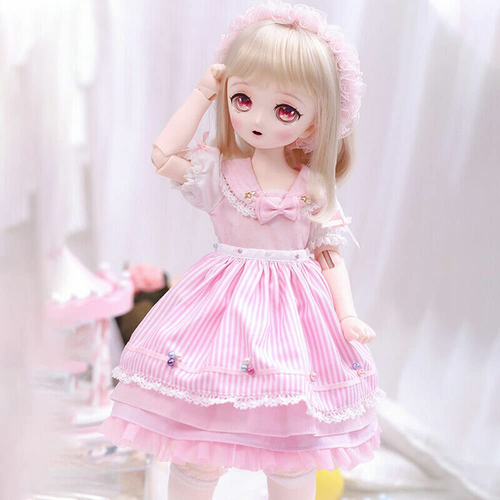 あい　ウォルドルフ人形　ピンクのショールの女の子 楽天市場】球体関節人形 女の子 Ayaneフルセット 本体 服