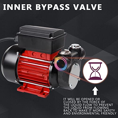 Image of Trupow 110V AC 15GPM Electric Self-priming Diesel Kerosene Oil Fuel Transfer Extractor Pump