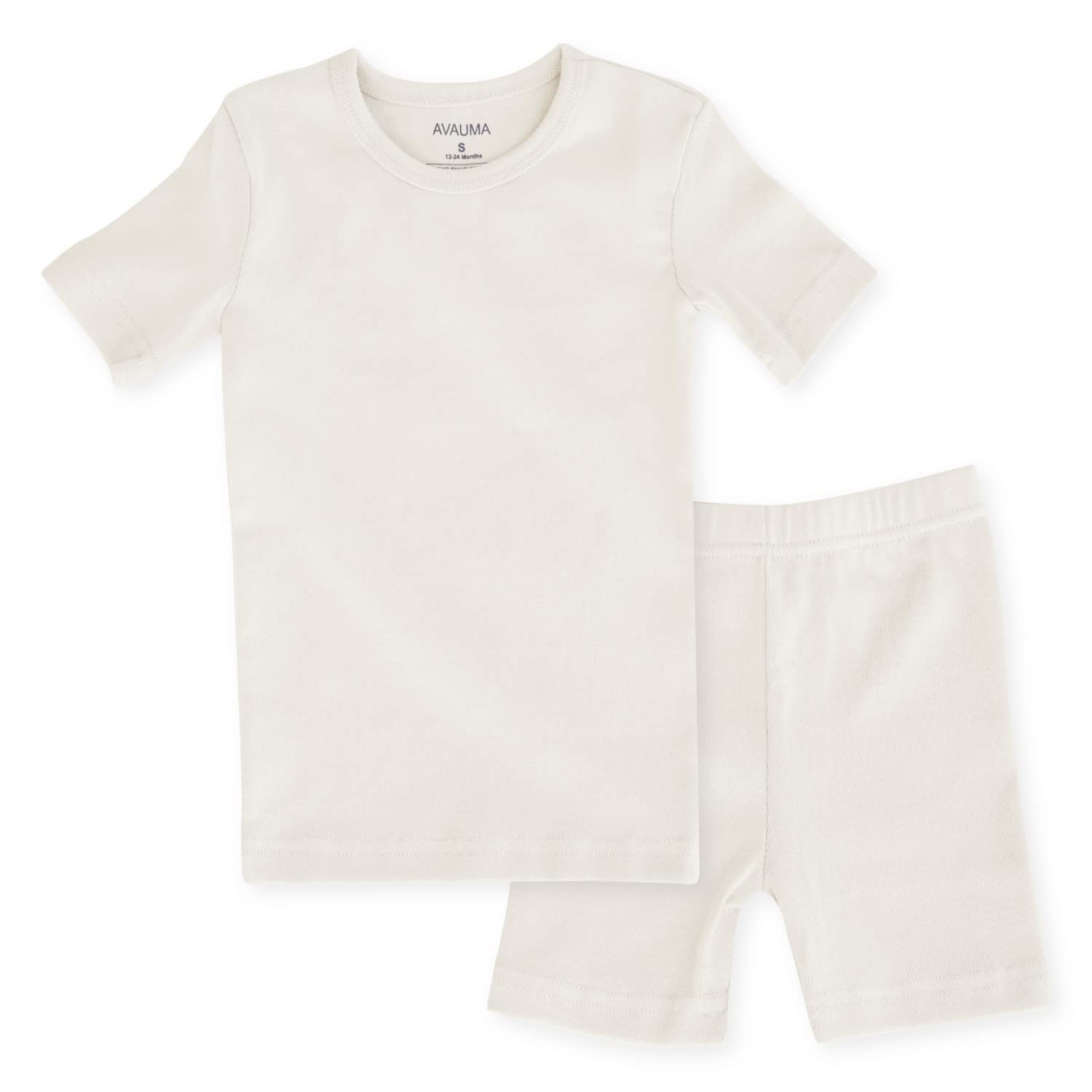 AVAUMA Baby Boys Girls Pajama Set Kids Toddler Snug fit Basic Cotton Sleepwear pjs for Daily