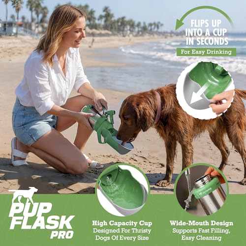 Tuff Pupper PupFlask Pro 30–50oz Insulated Stainless Steel Dog Water Bottle — view 3