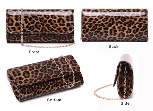 Image of Women Patent Leather Wallets Fashion Clutch Purses Evening Bag Many colors Handbag
