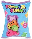 iscream Play with Your Food! Yummy Gummies Strawberry Scented Fleece Play Pillow Set with Embroidered Accents