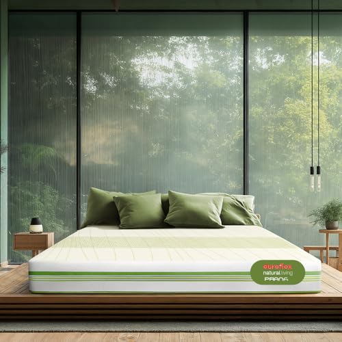 Image of Duroflex Prana - Organic Cotton Fabric 8 Inch King Size Spring Mattress (72x72x8 Inch)