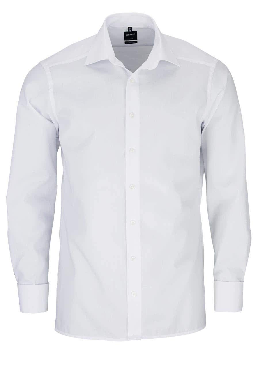 OLYMP Luxor slim line double cuffs white, 16.5