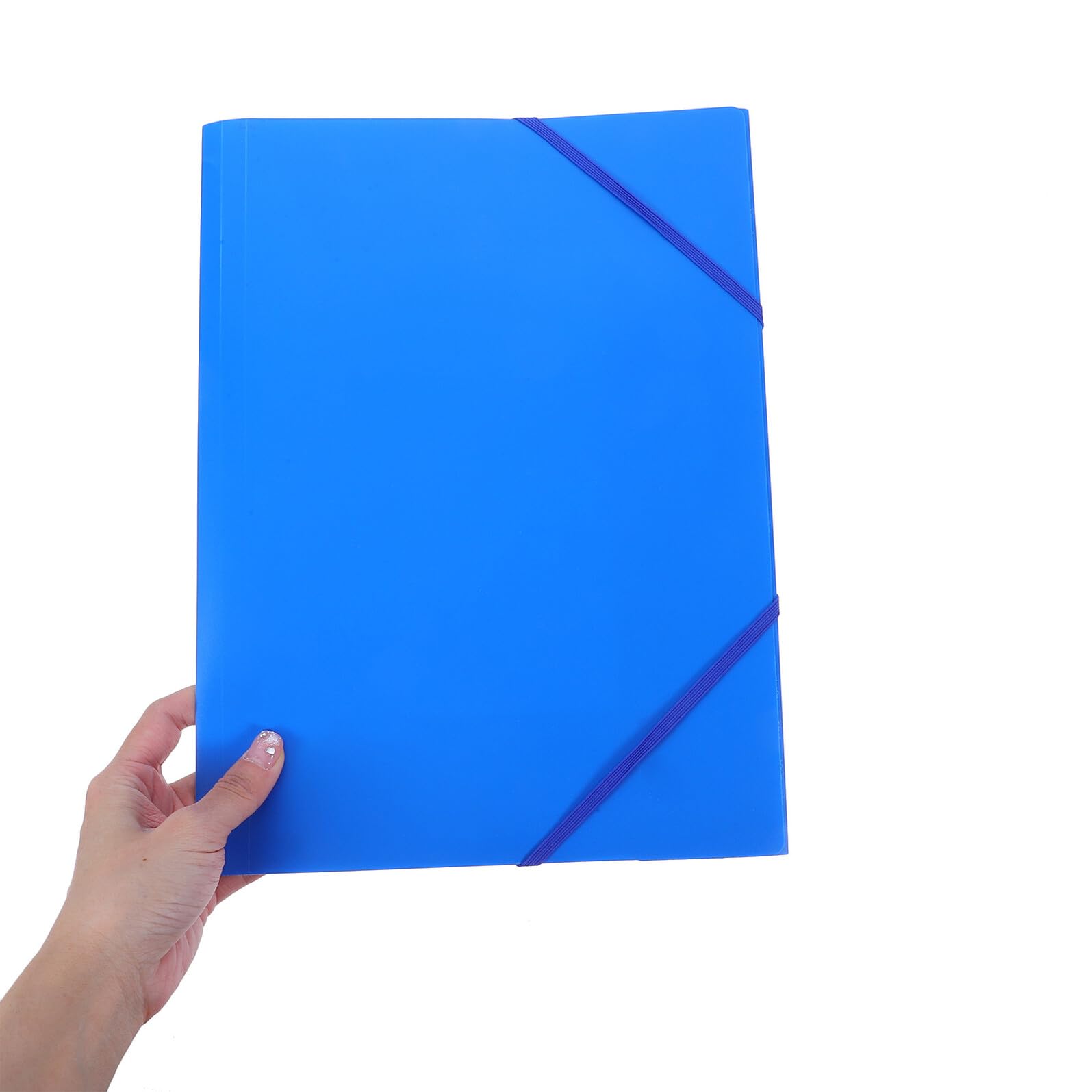 Artibetter 10pezzi Cartella Portadocumenti in Plastica Chiusura Elastica per Documenti Pieghevole Organizzatore da Viaggio e Ufficio