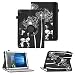 Produktbild NAUC Tablet Tasche kompatibel für Alldocube iPlay 40 20 Pro 40H Schutzhülle Universal Kunst-Leder Hülle Standfunktion 360 Drehbar Cover Case, Farben:Motiv 13