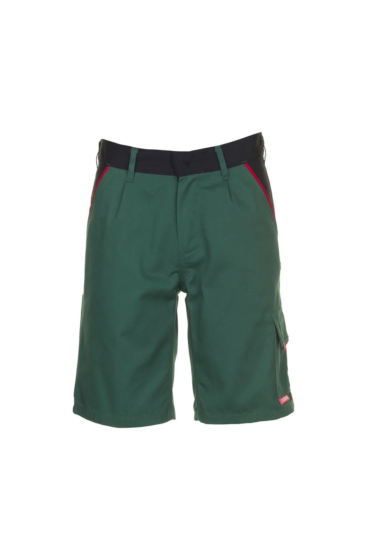 Planam Highline Short « Highline » Taille XXXL en Vert/Noir/Rouge Homme (Lot de 1)