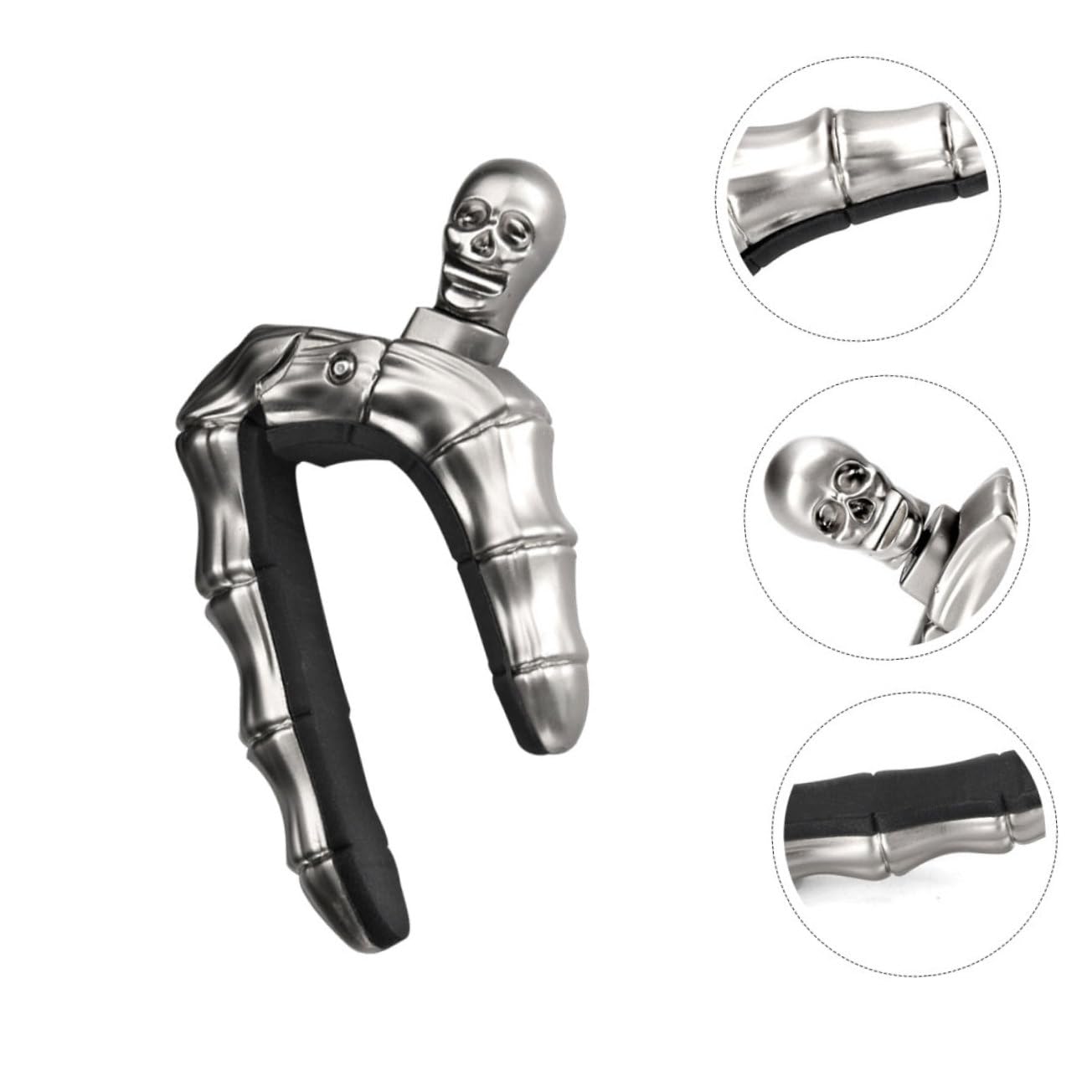 Toyvian 5 szt. przydatny kapodaster - design kapodaster stroik do ukulele, ukulele, tuner, kapodaster, część zaciskowa, guzik basowy, gitara, ekskluzywny kapodaster stop cynku