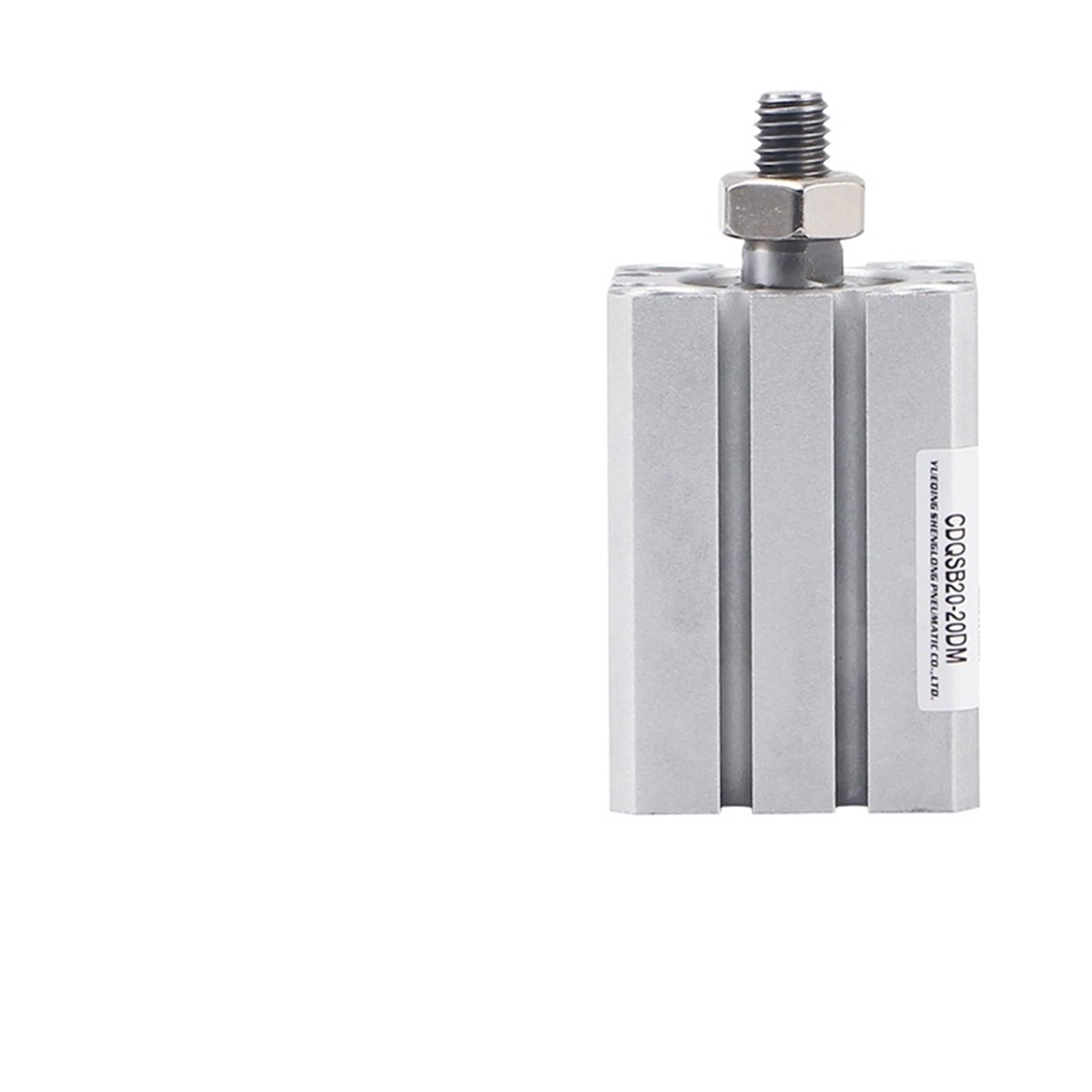 Cilindro compacto CQSB25-10DC neumático de vástago simple para maquinaria industrial