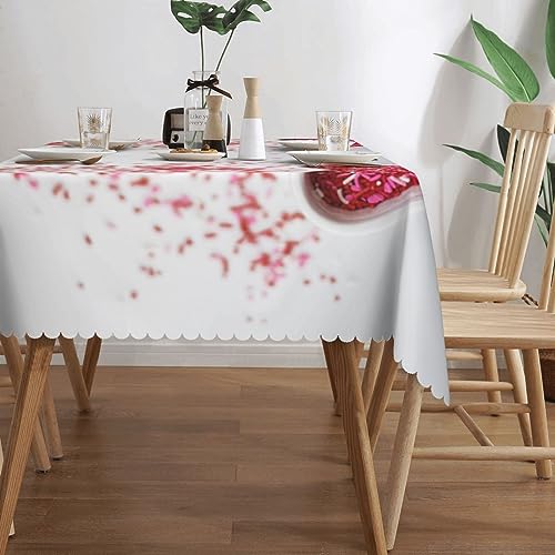 Nappe rectangulaire anti-tache pour protéger la table facilement