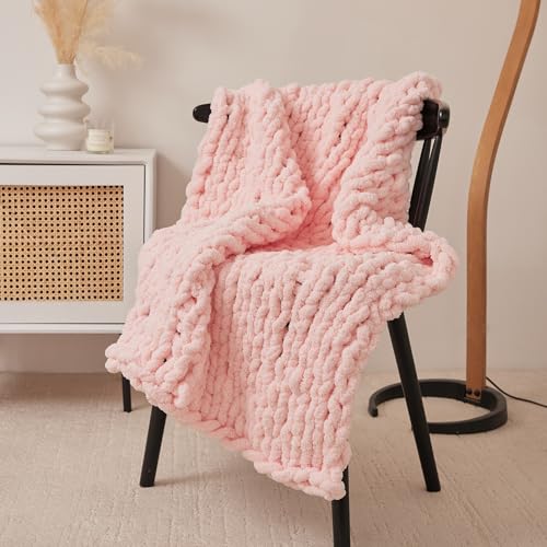 RIWASURNA Luxury Chunky Knit Blanket Throw,...