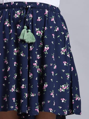 Image of B STORIES Women's Viscose Printed Lounge Culotte Shorts (Pack of 2)