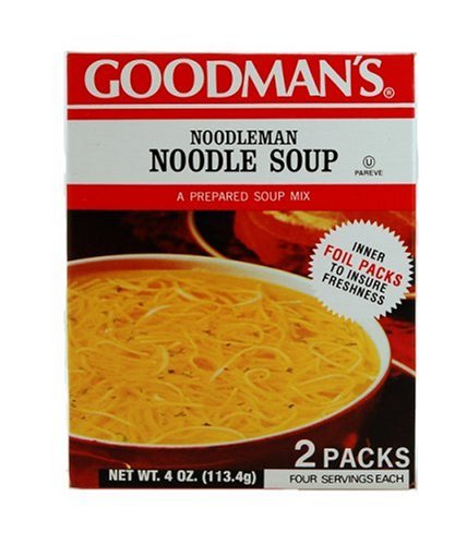 GOODMAN'S Noodleman, cajas de 4 onzas (paquete de 8)