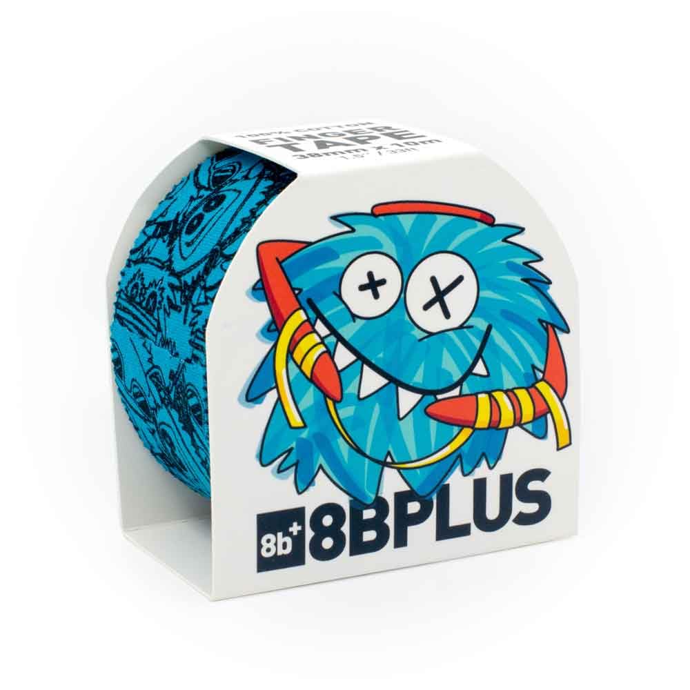 8BPLUS - Cinta adhesiva para escalar, 38 mm x 10 m, para escalada, boulder, deportes de fuerza, voleibol, balonmano, artes marciales, color azul