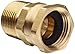 Dixon 504-1212 Brass Fitting, Adapter, GHT Female Swivel x 3/4" NPTF Male