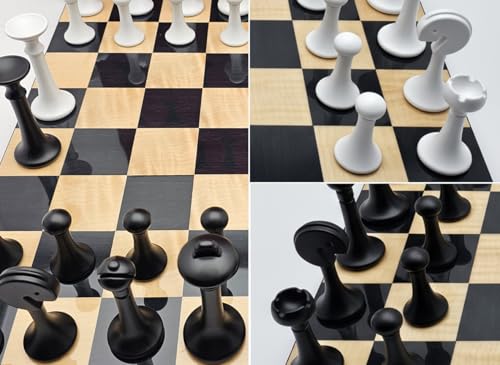 Set de Ajedrez Grande 15.7 pulgadas con piezas de zinc miniatura 3