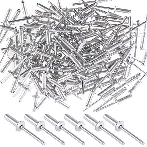Mardatt 120Pcs Aluminum Blind Rivets 3/16 x 5/8 Inch (4.8x16mm) Pop ...
