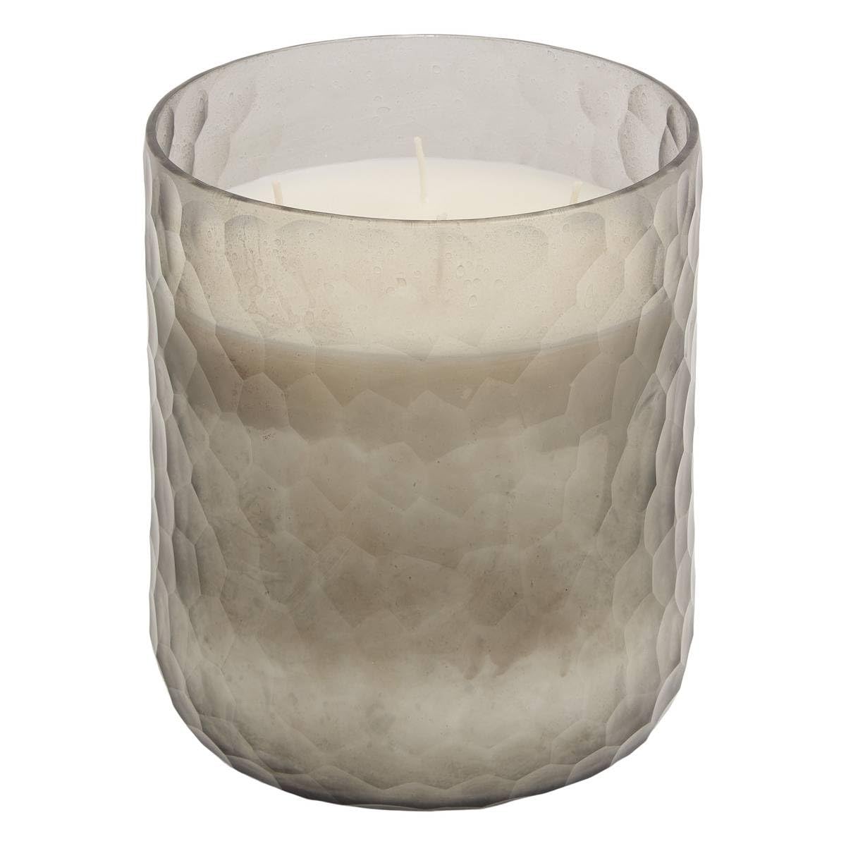 Atmosphera - Vela perfumada nyer, aroma amaderado, redonda, 3,3 kg, negra