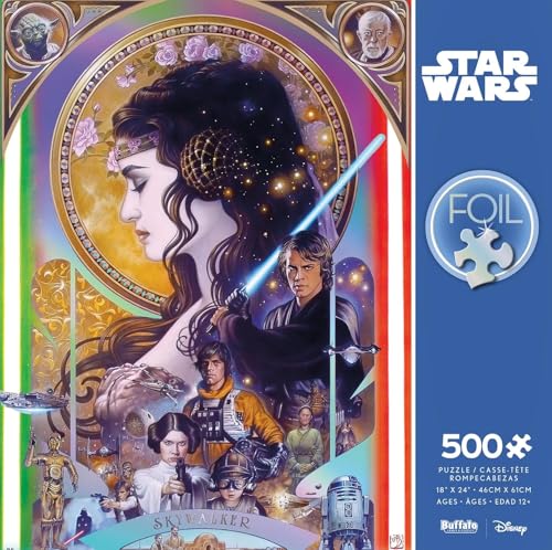 Buffalo Games - Star Wars - Skywalker - Rompecabezas Foil - 500 piezas miniatura 2