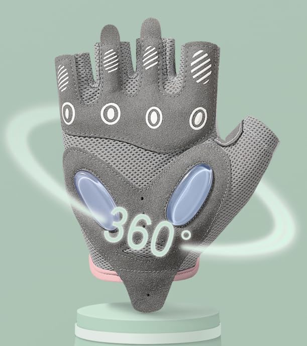 Workout Gloves for Men & Women Full Palm Protection Breathable Exercise Gloves, Lightweight Fitness Gloves for Pull Up, Dumbbells, Cycling - Image 4