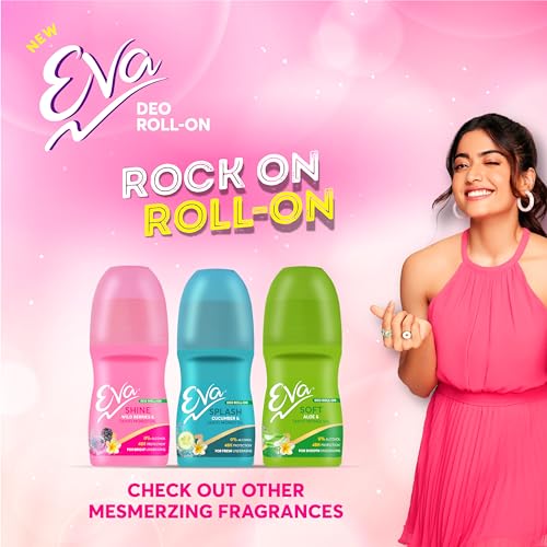 Eva Splash Underarm Roll on Deodorant | With Tahiti Monoi Oil and Cucumber Extracts | Alcohol and Aluminium Free | 48 H Protection from Odour | Keeps Underarms Fresh & Smooth |... - Image 5