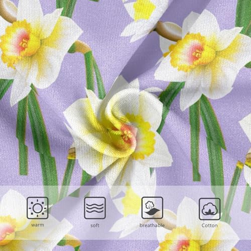 Joisal White Yellow Flowers Violet Purple Toddler Underwear Floral 2t Cotton Girl Panties Cute Cartoon Briefs Underpants3