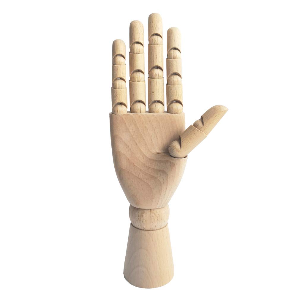 Articulated Mannequin Hand, Jewelry Display Hand (Natural Color)