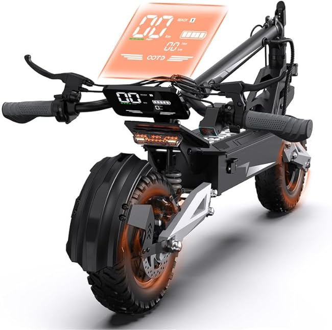 Electric Scooter 900W to 1600W Motor 48V18ah Battery Folding Electric Scooter for Adults 11 Inch Tires Top Speed 30 to 34 MPH Long Range Up to 37 Miles Perfect for Commuting and Leisure T10