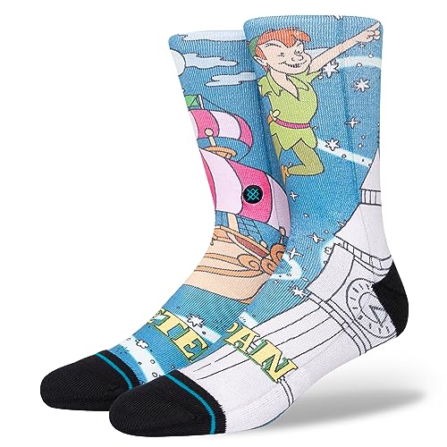 Stance Peter Pan By Travis Crew Socks (Medium, Blue)2