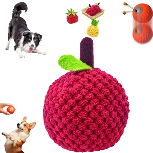Genérico Zoomie Buddy 2.0, 2026 New Smart Touch Interactive Dog Toy, Touch Activated Motion with Random Rolling Jumping, Dual Play Modes, USB-C, Durable Pet Design (Bayberry Set (Without Ball))
