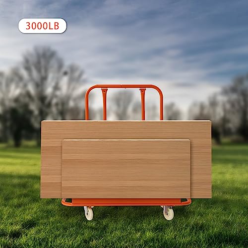 Carretilla para paneles de acero, carga 3000 lb miniatura 2