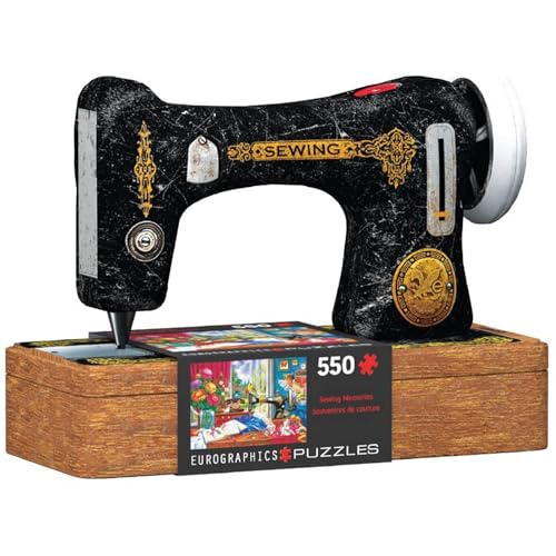 EuroGraphics Sewing Machine Tin Jigsaw Puzzle, Medium