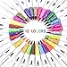 Produktbild MARSACE Aquarell Stift Dual Tip Brush Pens Zum Ausmalen Pinselstifte Marker Pens Stifte für Hand-Lettering Wasserfarben Graffiti Pens 12 color