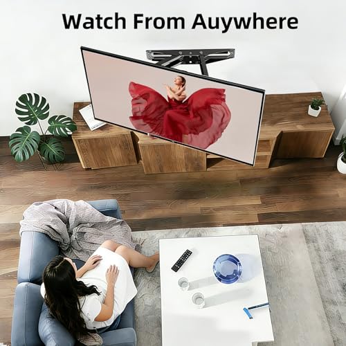Linhedai TV Wall Mount for 26-70 Inch Flat & Curved TVs, Wall Mount Bracket with Dual Articulating Arms, Swivel, Tilt, Articulating Swivel Extension Tilting Leveling Max VESA 400x400mm, up to 99lbs by Linhedai - Image 9