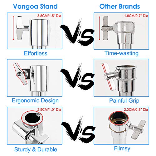 Drum Pad Stand Kit Practice Drum Pad Set 12 Inch Ultra Silent Drum Pad Practice Pad Bundle With Snare Drum Stand, Real Feel Silicone Pad For Beginners By Vangoa #TOP2