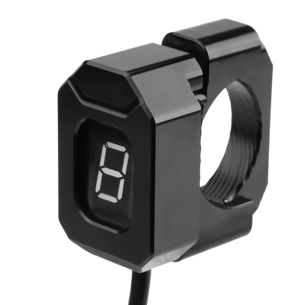 VOBOR Indicateur de Vitesse,Support indicateur de rapport engagé moto,Universel Support indicateur de vitesse moto 22 mm-28.6 mm