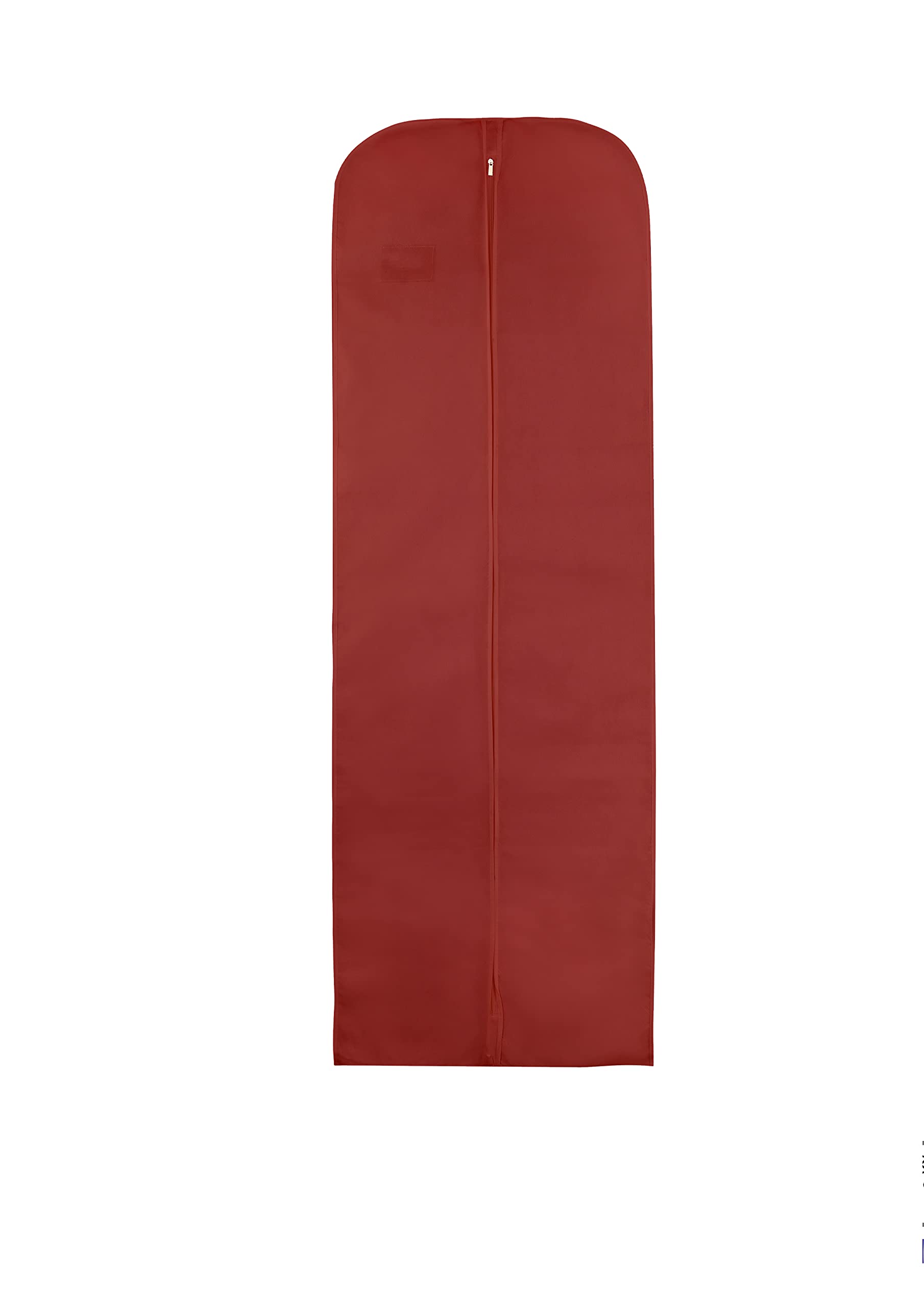 Wedcova Dress Bag | Hanging Garment Bags | Full Length Travel Covers | Wedding Long Clothes Storage Cover with Zipper for Women | 72 Inch (182cm) | Pack of 7 | Maroon