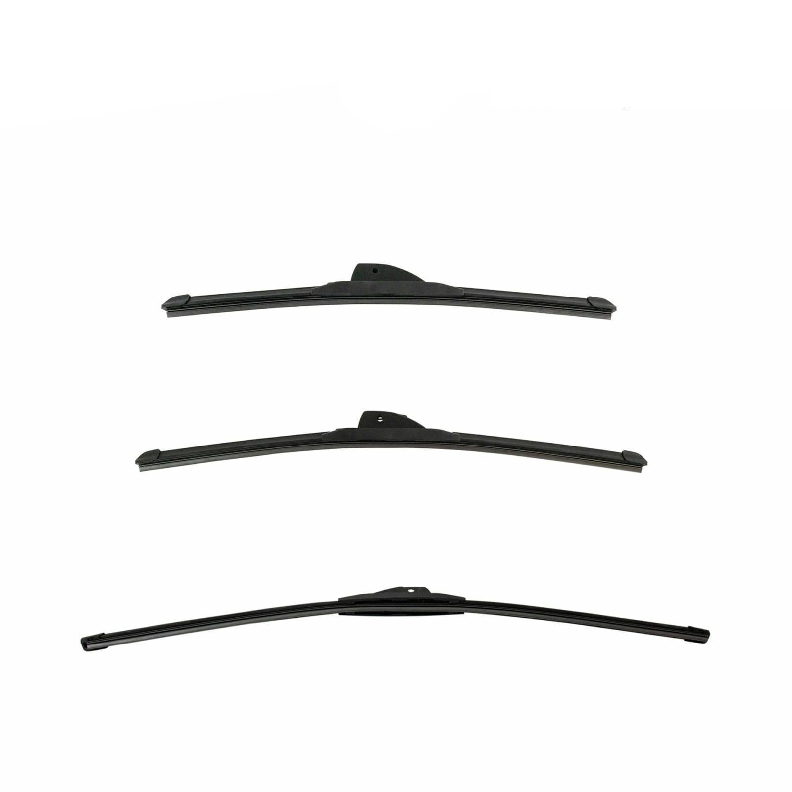 KTTech & Tech Windshield Wiper Blade Front & Rear 3pc Set