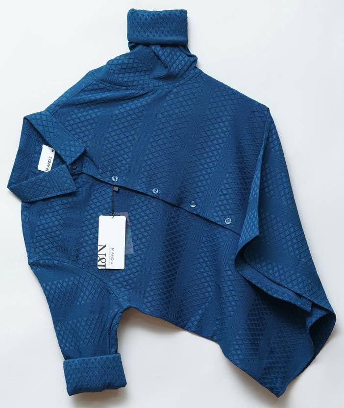 Image of Men's Casual Button Down Shirts Long Sleeve Linen Shirt Fashion Textured Beach Summer Shirts| Men Stylish Shirt | Men Fancy