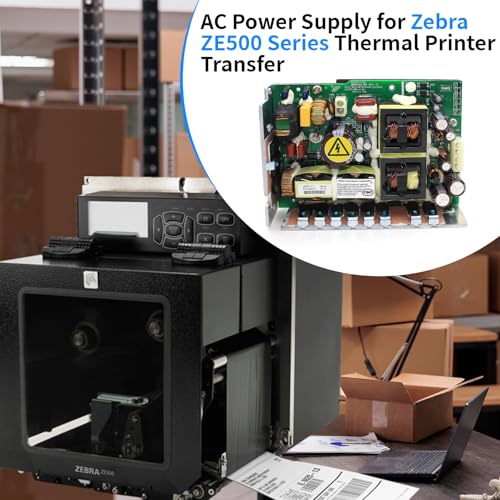 Image of P1046696-021 AC Power Supply for Zebra ZE500-4 ZE500-6 ZE500 Series Thermal Barcode Engine Printer 203dpi 300dpi
