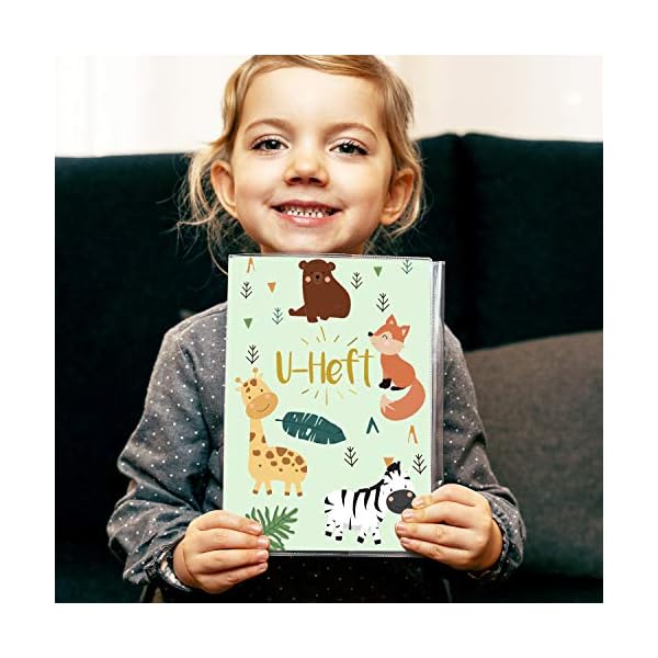 Cozy Racoon U-Heft- und Impfpasshülle | 3- teiliges Set |Hochwertige Hülle für Untersuchungsheft und Impfpass Deines… – Bild 3